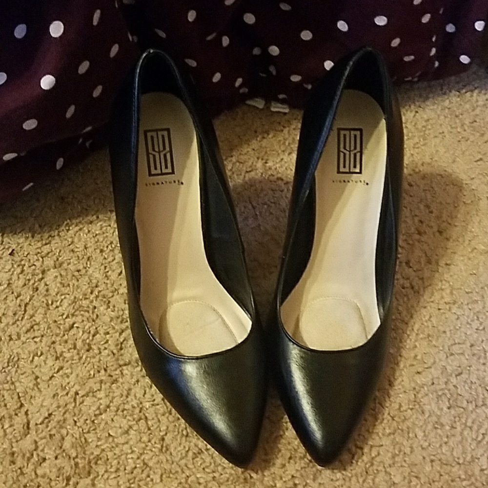 Black heels